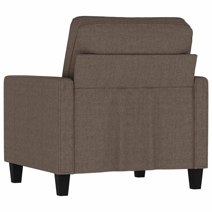 Fotoliu canapea, gri taupe, 60 cm, material textil WALTI