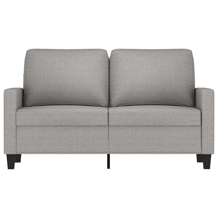Canapea cu 2 locuri, gri deschis, 120 cm, material textil WALTI