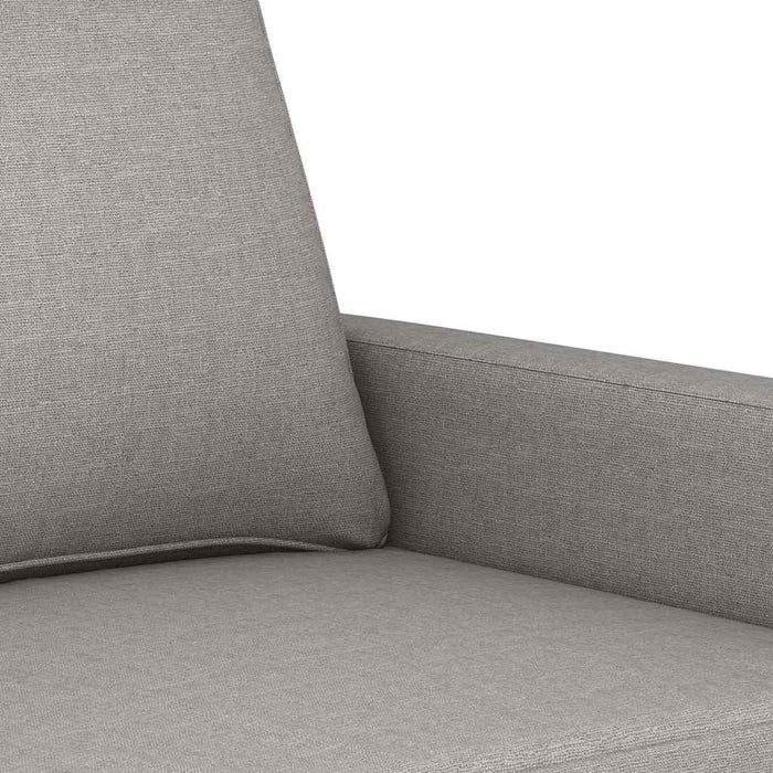 Canapea cu 2 locuri, gri deschis, 120 cm, material textil WALTI