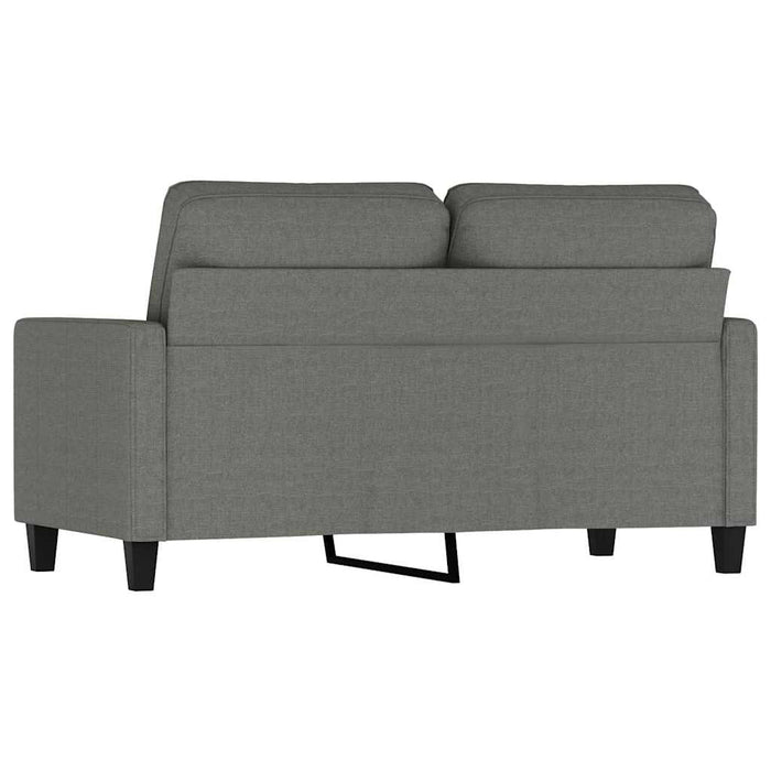 Canapea cu 2 locuri, gri închis, 120 cm, material textil WALTI