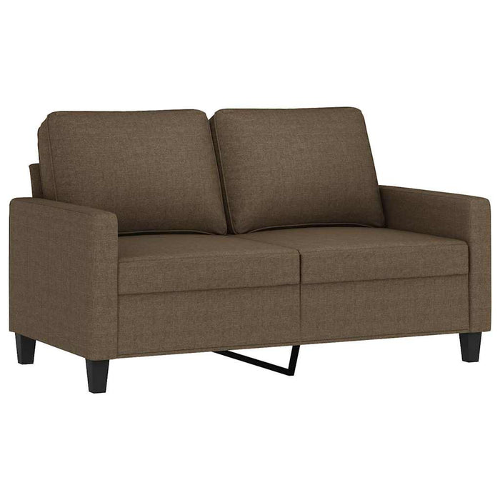Canapea cu 2 locuri, maro, 120 cm, material textil WALTI
