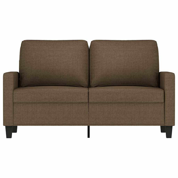 Canapea cu 2 locuri, maro, 120 cm, material textil WALTI