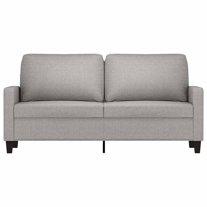 Canapea cu 2 locuri, gri deschis, 140 cm, material textil WALTI