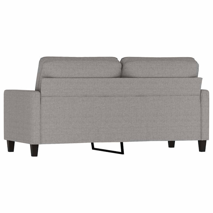 Canapea cu 2 locuri, gri deschis, 140 cm, material textil WALTI