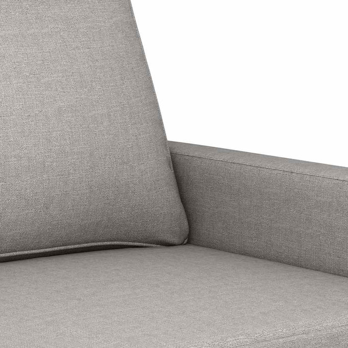 Canapea cu 2 locuri, gri deschis, 140 cm, material textil WALTI