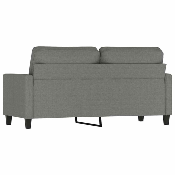 Canapea cu 2 locuri, gri închis, 140 cm, material textil WALTI
