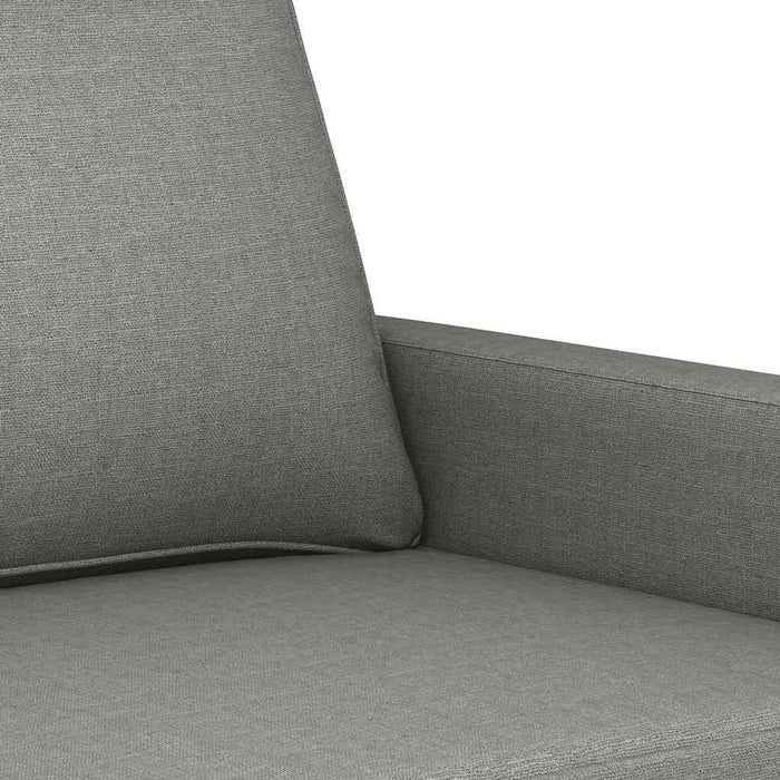 Canapea cu 2 locuri, gri închis, 140 cm, material textil WALTI