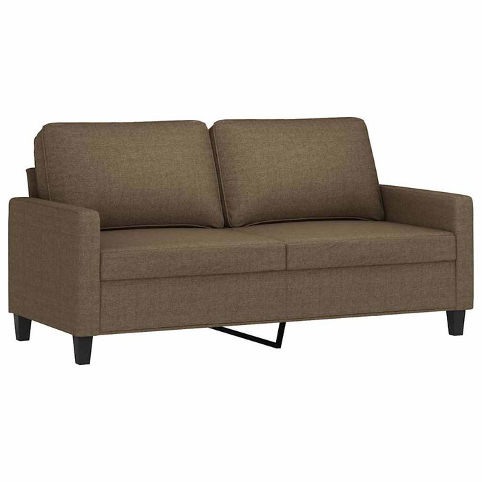Canapea cu 2 locuri, maro, 140 cm, material textil WALTI