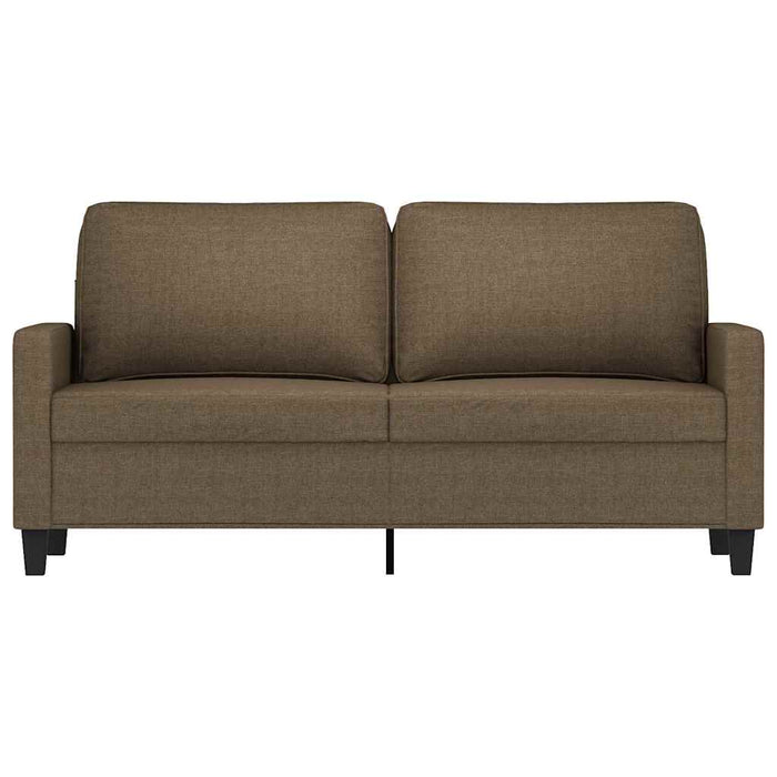 Canapea cu 2 locuri, maro, 140 cm, material textil WALTI