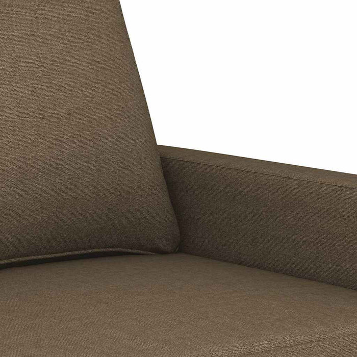 Canapea cu 2 locuri, maro, 140 cm, material textil WALTI