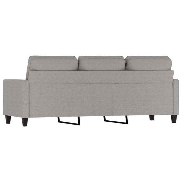 Canapea cu 3 locuri, gri deschis, material 180CM textil WALTI