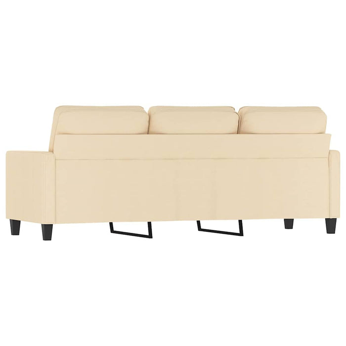 Canapea cu 3 locuri, crem, 180 cm, material textil WALTI
