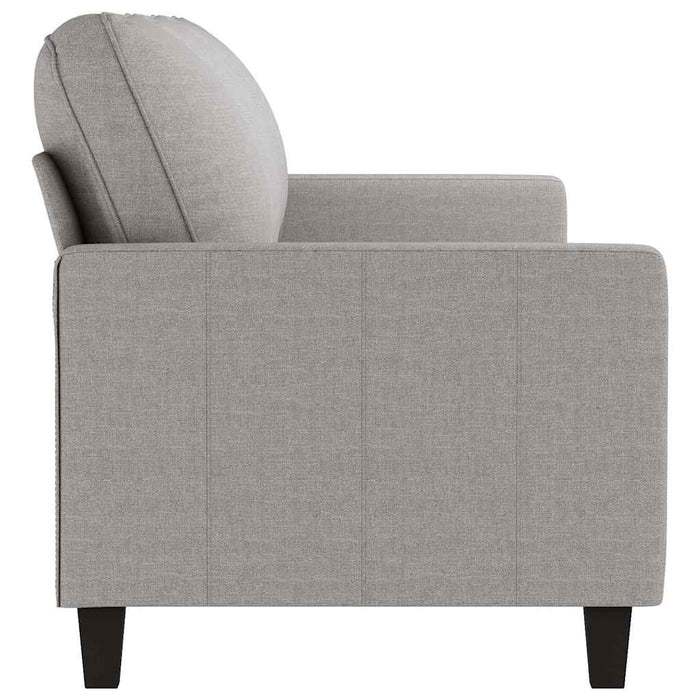 Canapea cu 3 locuri, gri deschis, 210 cm, material textil WALTI