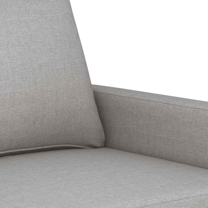 Canapea cu 3 locuri, gri deschis, 210 cm, material textil WALTI