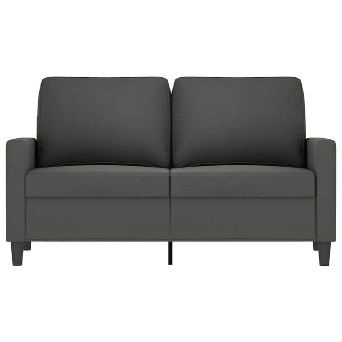 Canapea cu 2 locuri, gri închis, 120 cm, catifea WALTI