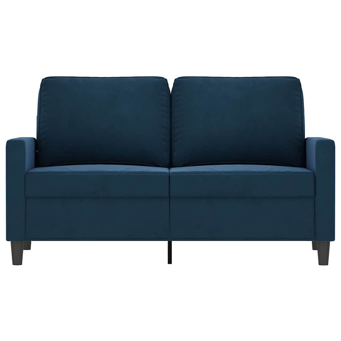 Canapea cu 2 locuri, albastru, 120 cm, catifea WALTI