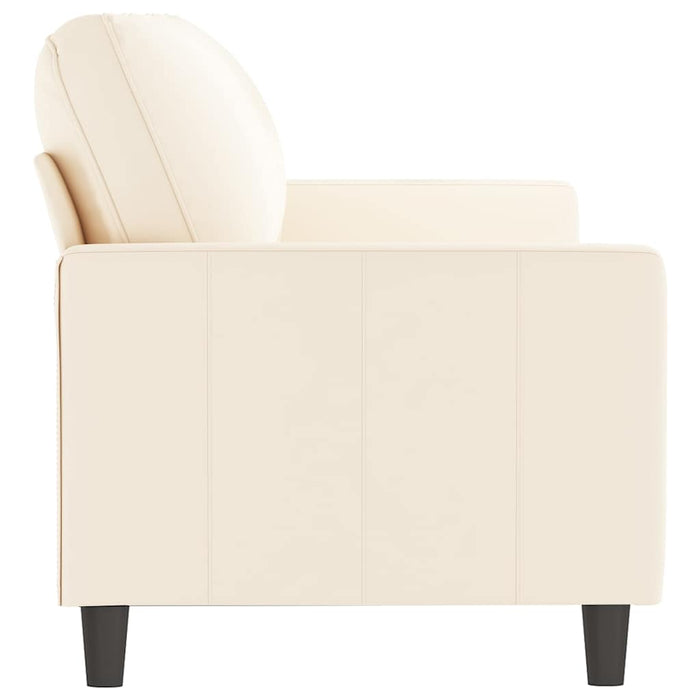 Canapea cu 3 locuri, crem, 180 cm, catifea WALTI