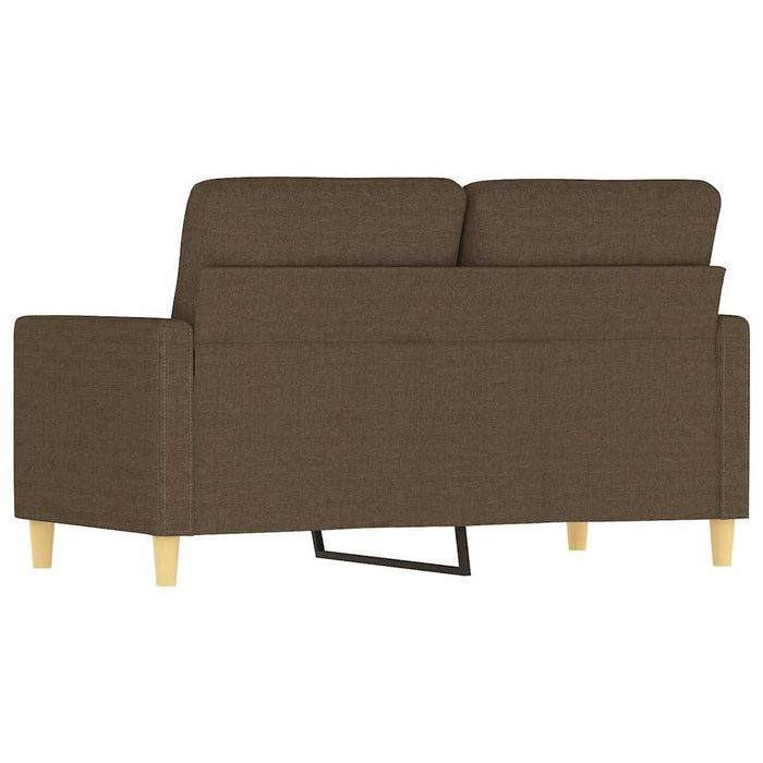 Canapea cu 2 locuri, maro, 120 cm, material textil WALTI