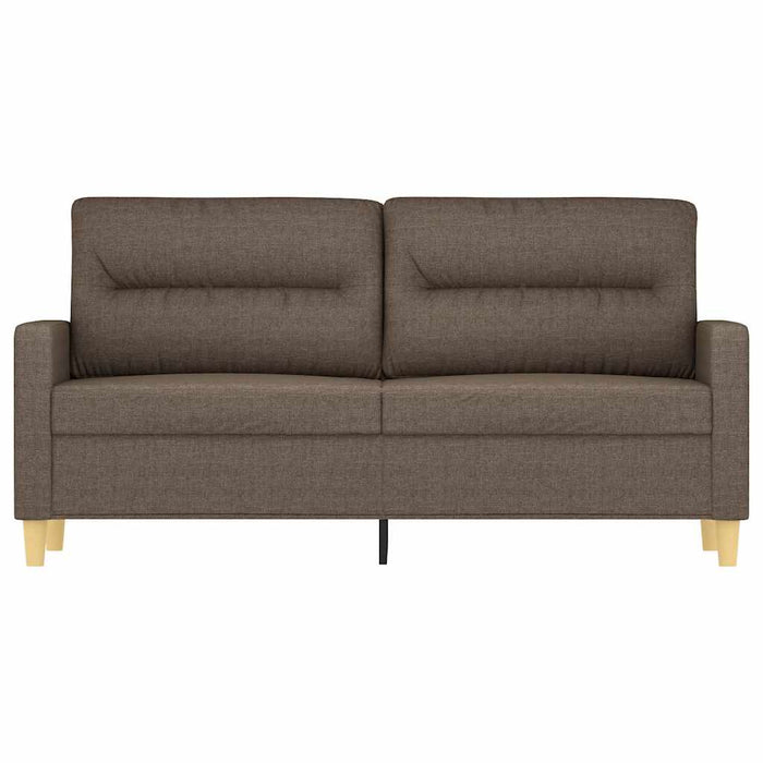 Canapea cu 2 locuri, gri taupe, 140 cm, material textil WALTI