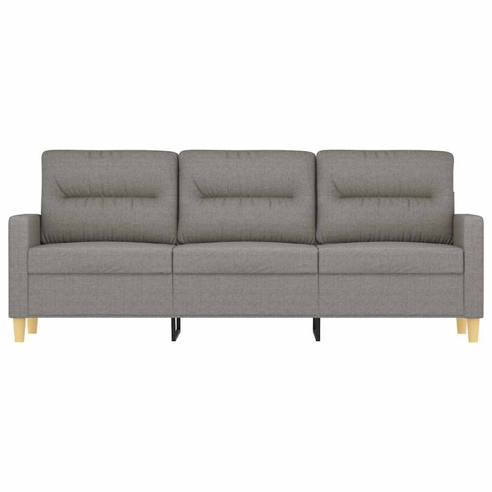 Canapea cu 3 locuri, gri închis, 180 cm, material textil WALTI