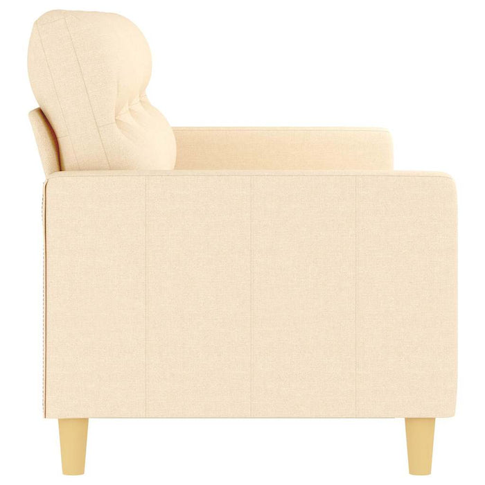 Canapea cu 3 locuri, crem, 180 cm, material textil WALTI