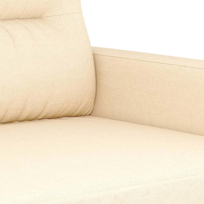 Canapea cu 3 locuri, crem, 180 cm, material textil WALTI