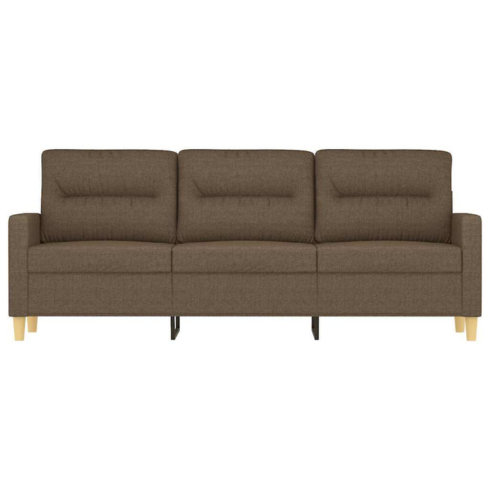 Canapea cu 3 locuri, maro, 180 cm, material textil WALTI
