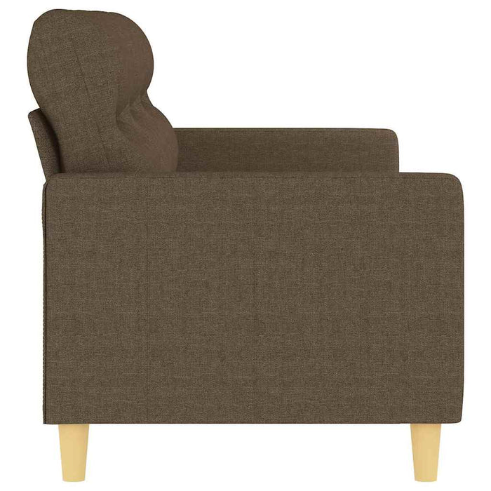 Canapea cu 3 locuri, maro, 180 cm, material textil WALTI