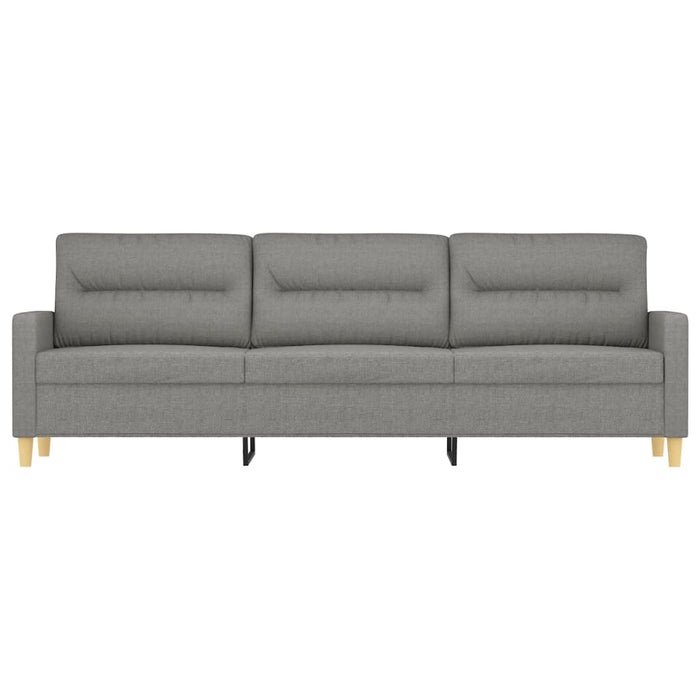 Canapea cu 3 locuri, gri închis, 210 cm, material textil WALTI