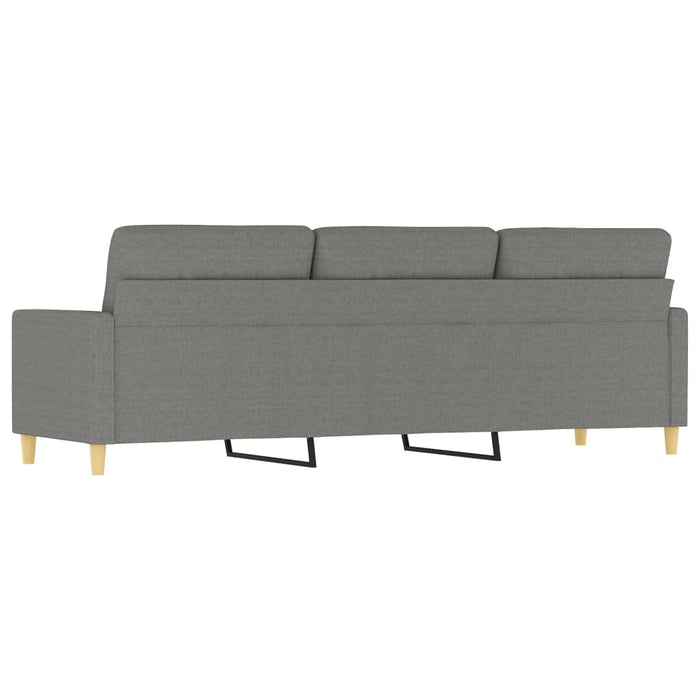 Canapea cu 3 locuri, gri închis, 210 cm, material textil WALTI