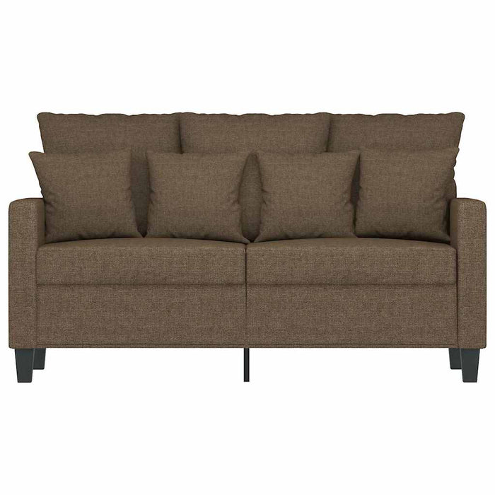 Canapea cu 2 locuri, maro, 120 cm, material textil WALTI