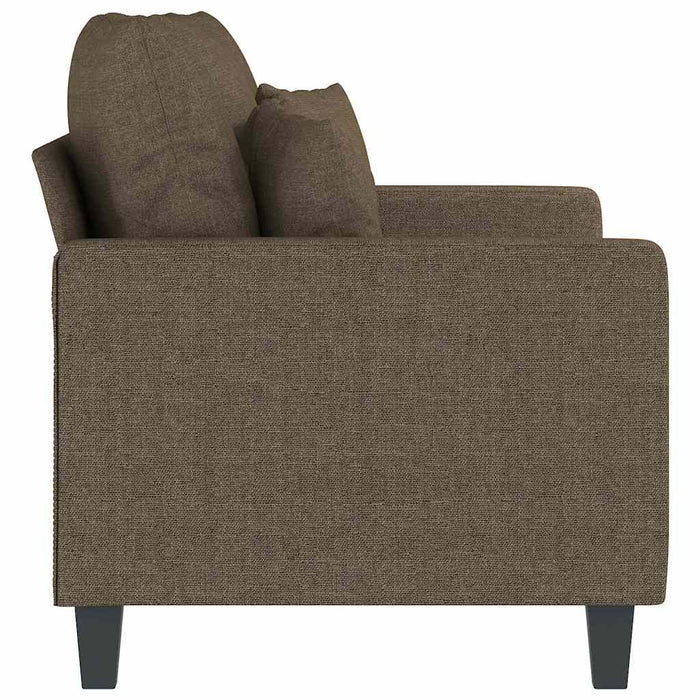 Canapea cu 2 locuri, maro, 120 cm, material textil WALTI