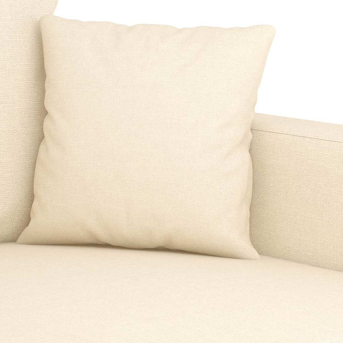 Canapea cu 2 locuri, crem, 140 cm, material textil WALTI