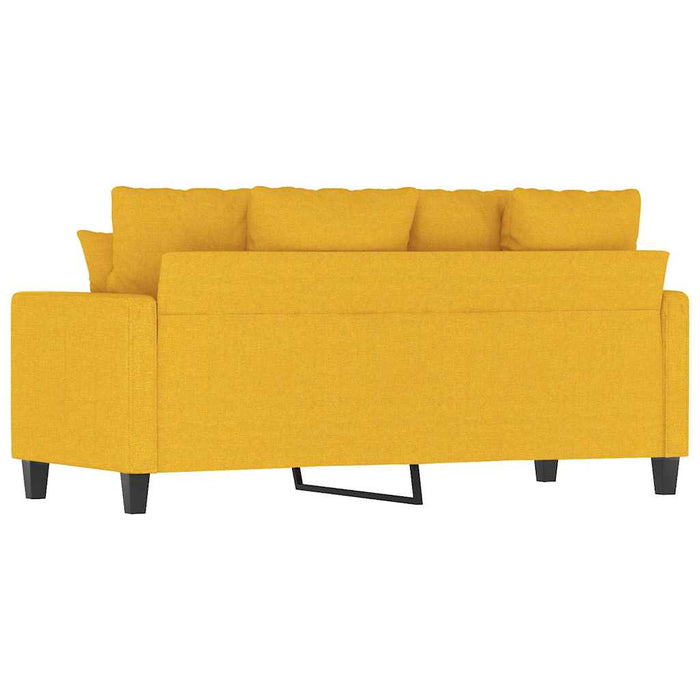 Canapea cu 2 locuri, galben deschis, 140 cm, material textil WALTI