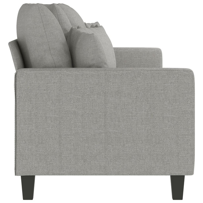 Canapea cu 3 locuri, gri deschis, 210 cm, material textil WALTI