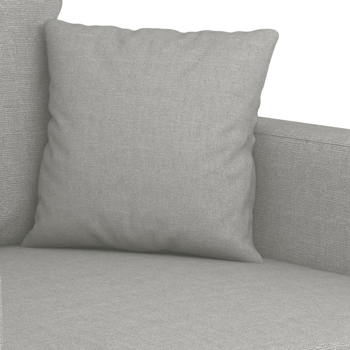 Canapea cu 3 locuri, gri deschis, 210 cm, material textil WALTI