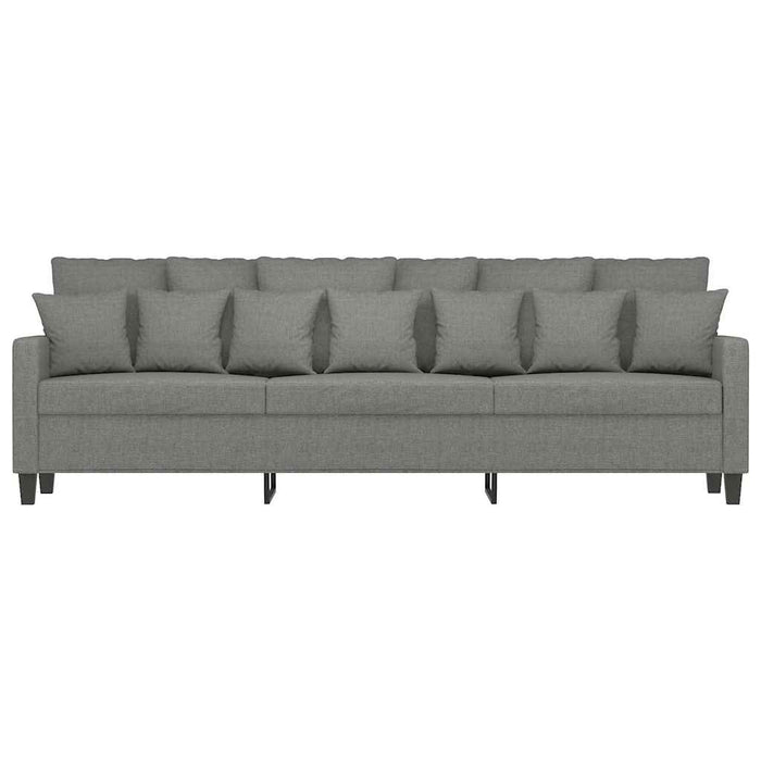 Canapea cu 3 locuri, gri închis, 210 cm, material textil WALTI