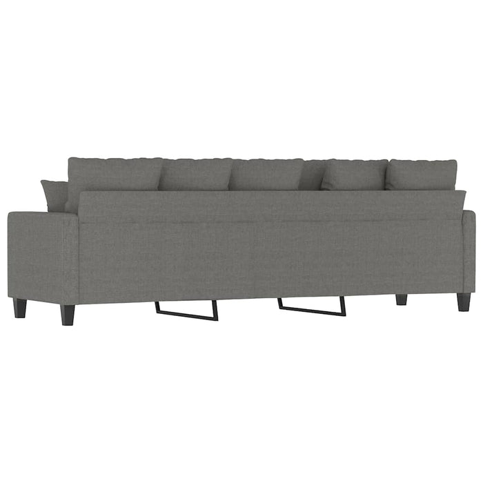 Canapea cu 3 locuri, gri închis, 210 cm, material textil WALTI