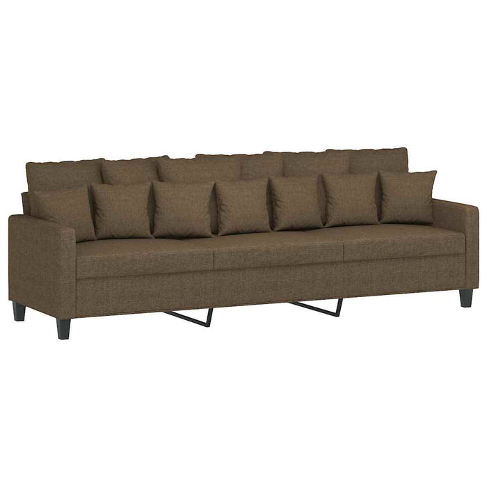Canapea cu 3 locuri, maro, 210 cm, material textil WALTI