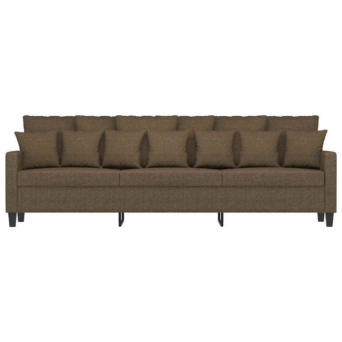Canapea cu 3 locuri, maro, 210 cm, material textil WALTI