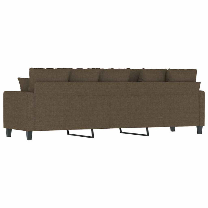Canapea cu 3 locuri, maro, 210 cm, material textil WALTI