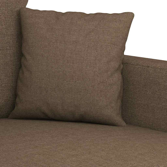 Canapea cu 3 locuri, maro, 210 cm, material textil WALTI