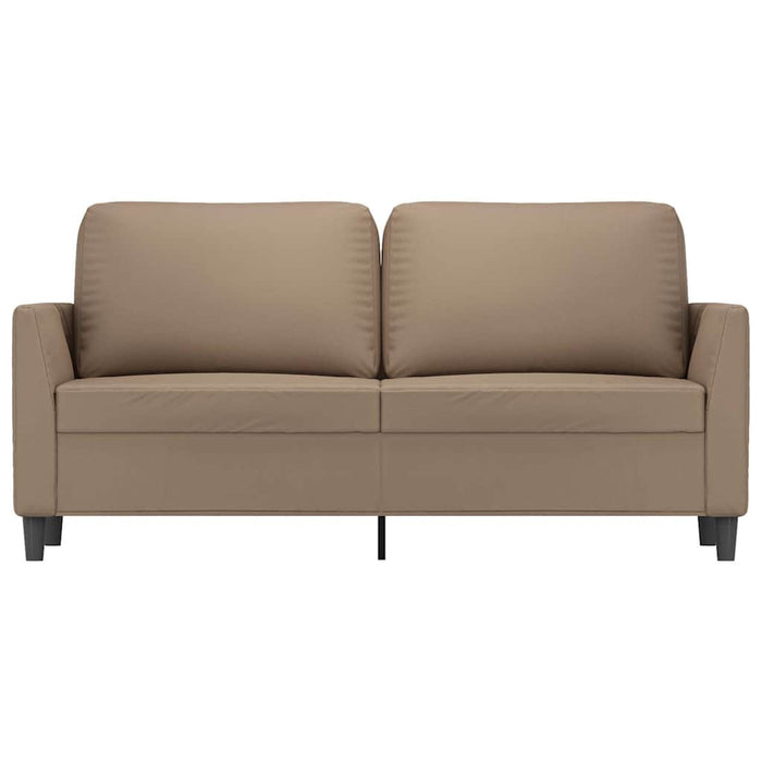 Canapea cu 2 locuri, cappuccino, 140 cm, piele ecologică WALTI
