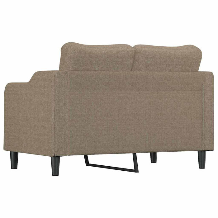 Canapea cu 2 locuri, gri taupe, 120 cm, material textil WALTI
