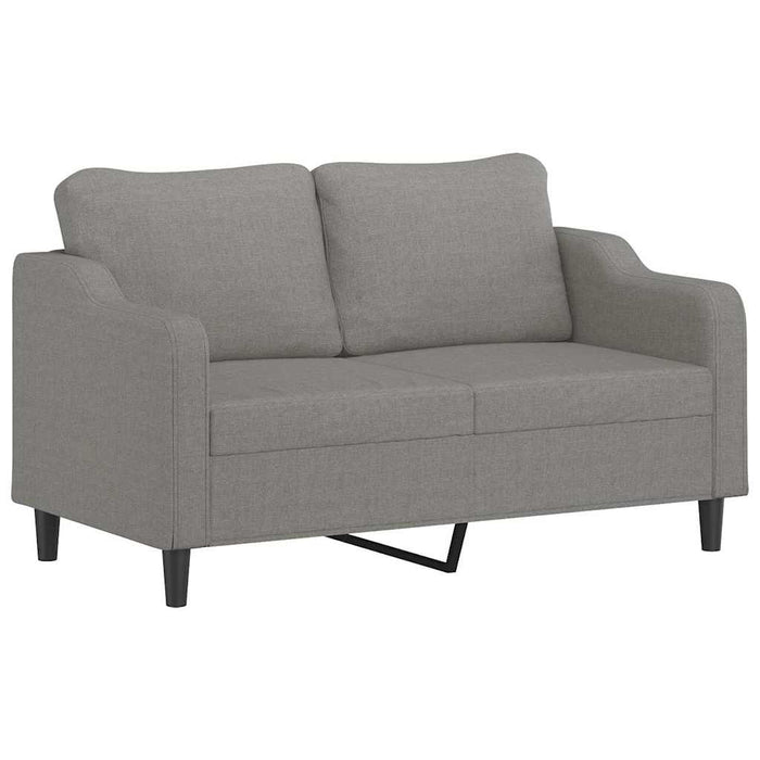 Canapea cu 2 locuri, gri închis, 140 cm, material textil WALTI