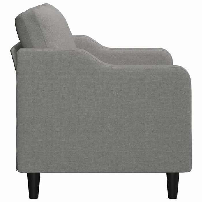 Canapea cu 2 locuri, gri închis, 140 cm, material textil WALTI
