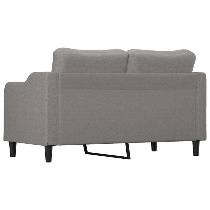 Canapea cu 2 locuri, gri închis, 140 cm, material textil WALTI