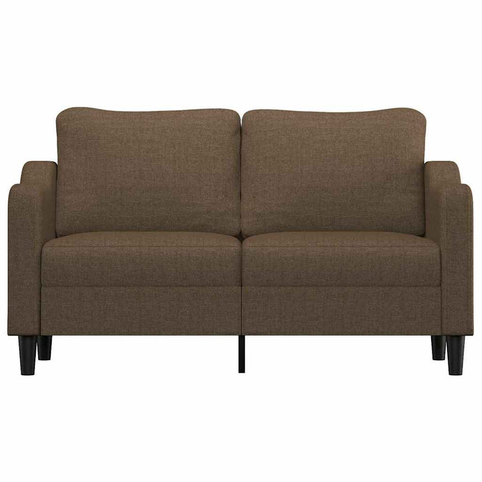 Canapea cu 2 locuri, maro, 140 cm, material textil WALTI