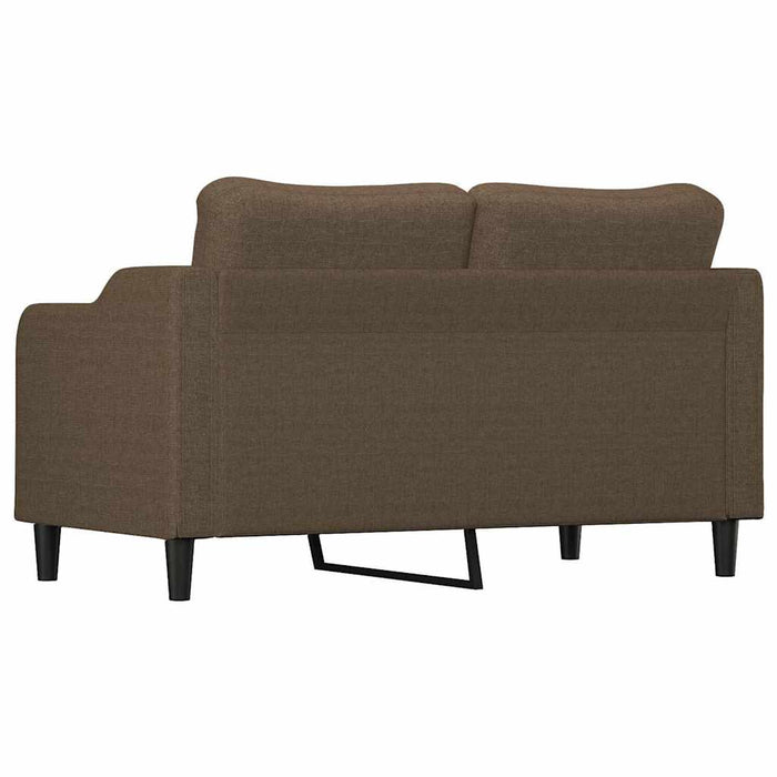 Canapea cu 2 locuri, maro, 140 cm, material textil WALTI