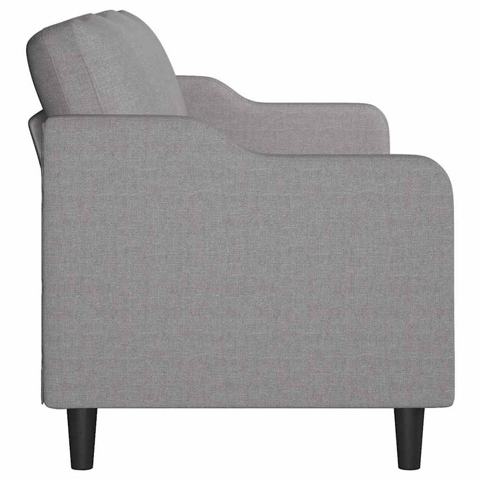 Canapea cu 3 locuri, gri deschis, 210 cm, material textil WALTI